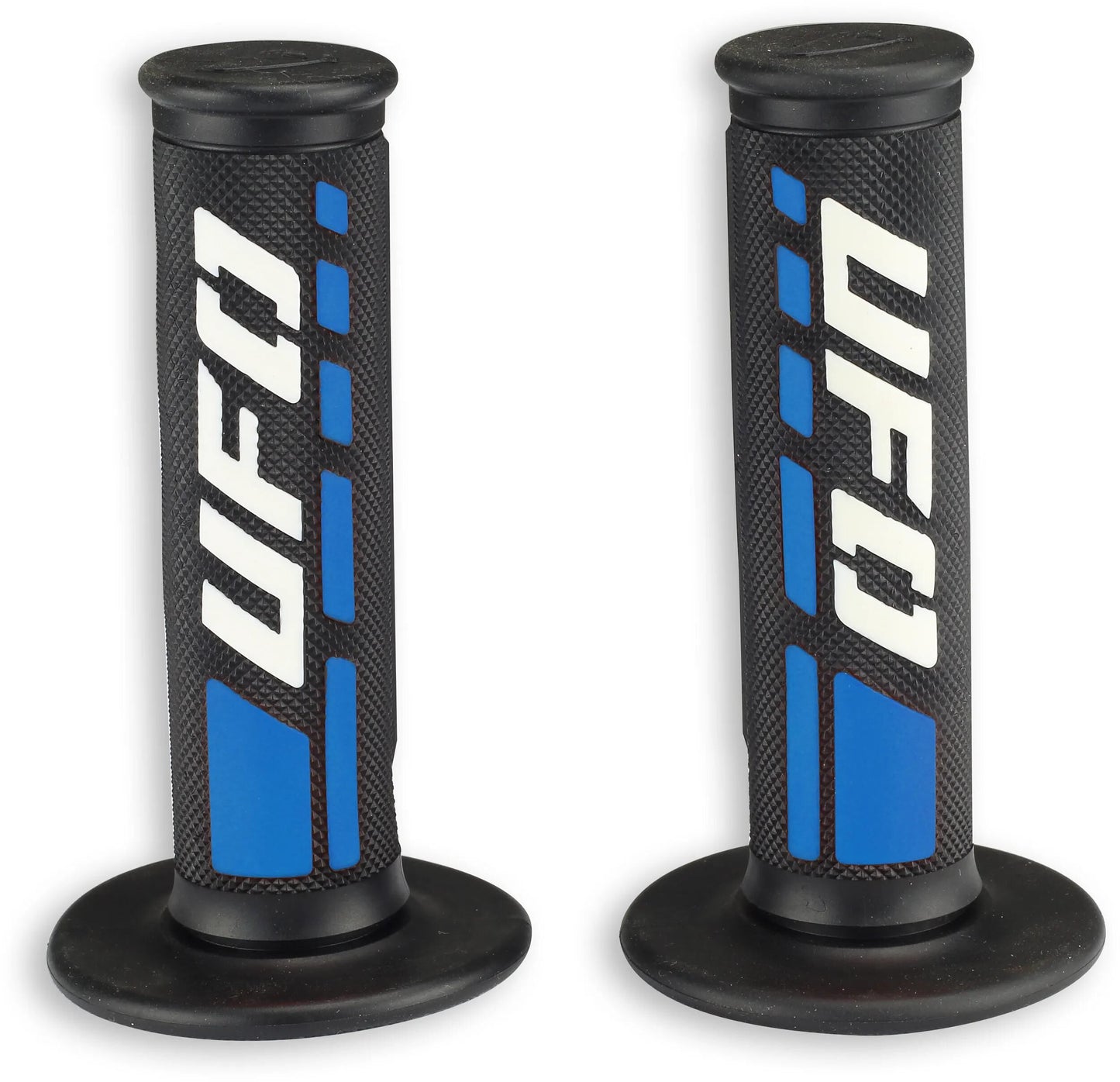 UFO PLAST griffgummi trax rubber grip pair ufo black white blue