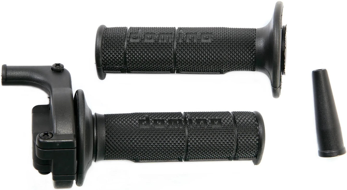 Domino gasgriffarmatur throttle grips alu sw 1-pull,handleg