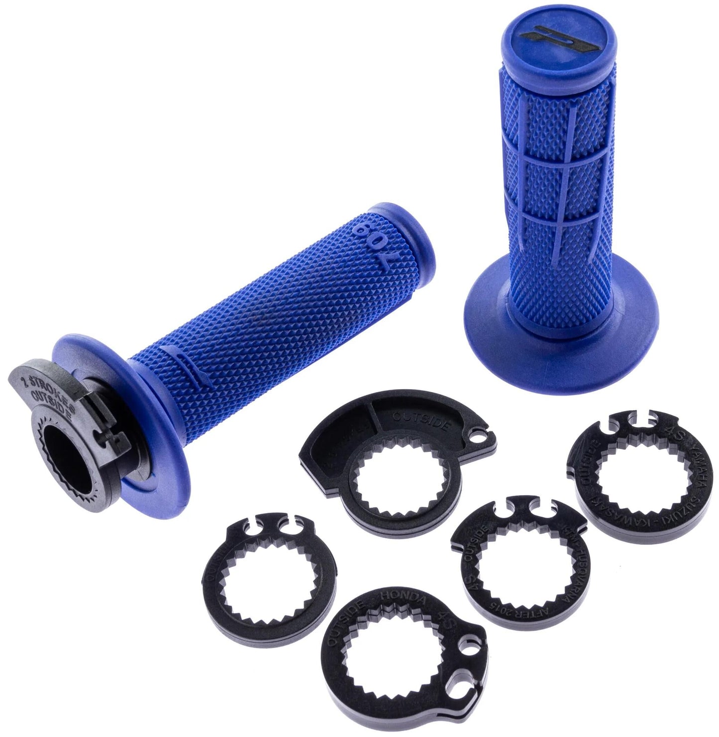 PROGRIP griffgummi 709 scs throttle grip scs bl 115mm closed