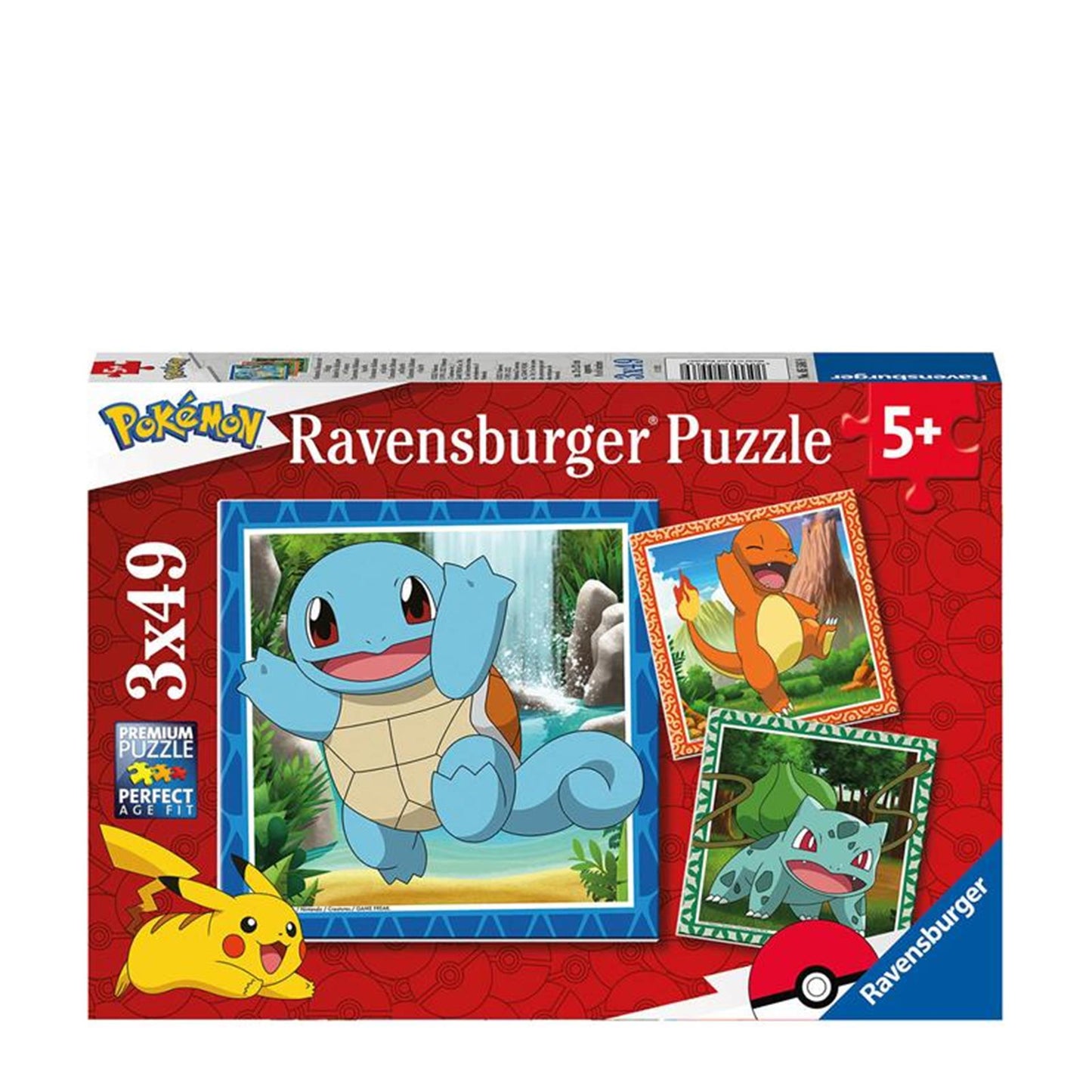 Ravensburger puzzel pokemon 3x49pcs