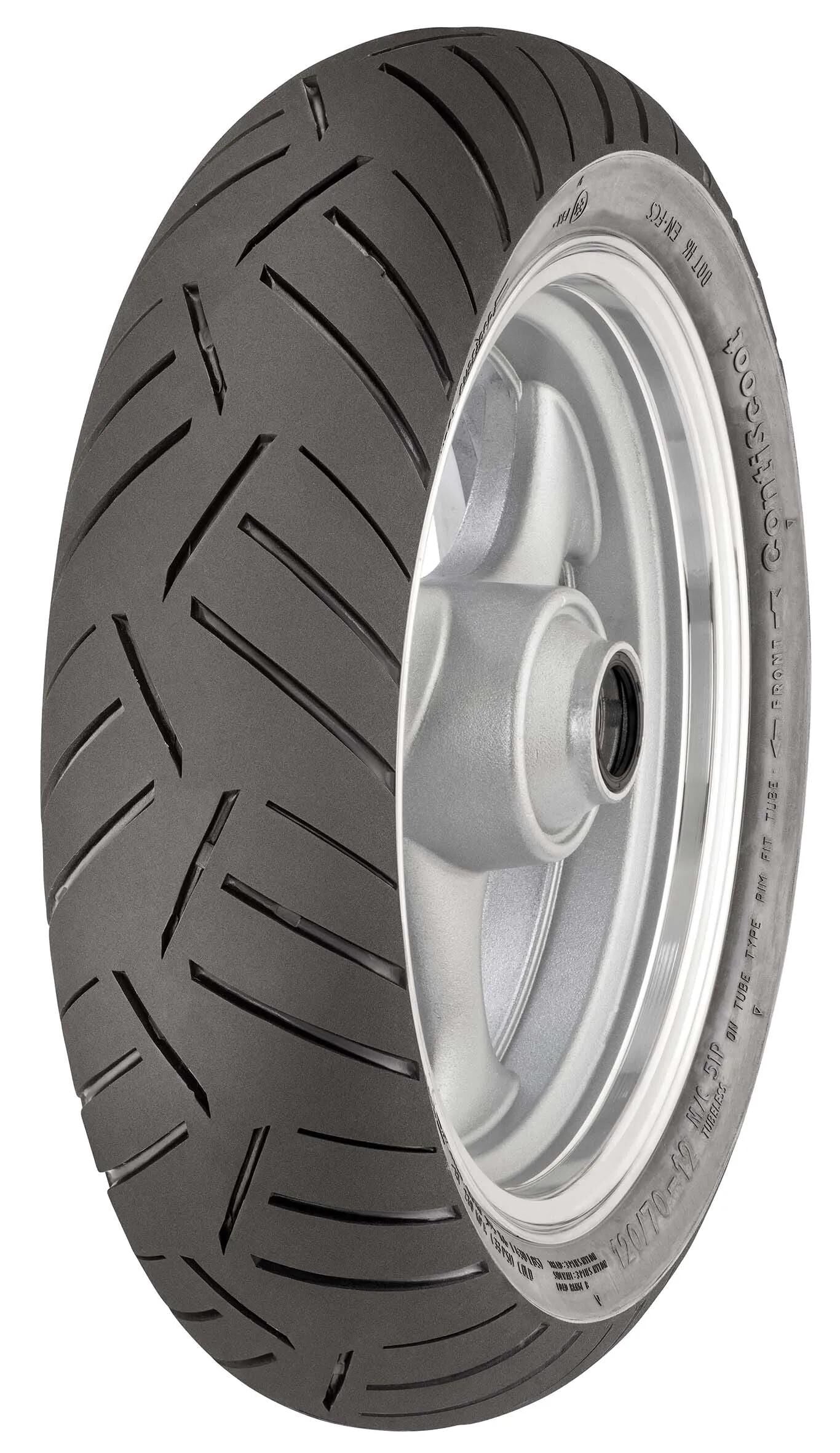 Continental reifen contiscoot tyre conti contiscot 120 70-14 55p tl fr.