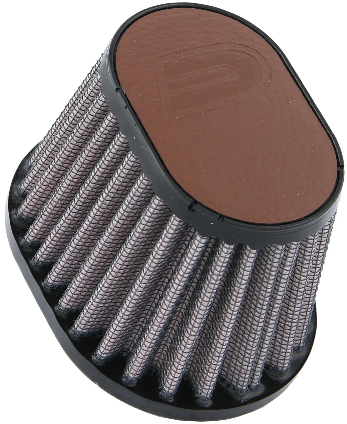 DNA sportluftfilter leather top sport air filter 100 x 75mm brown
