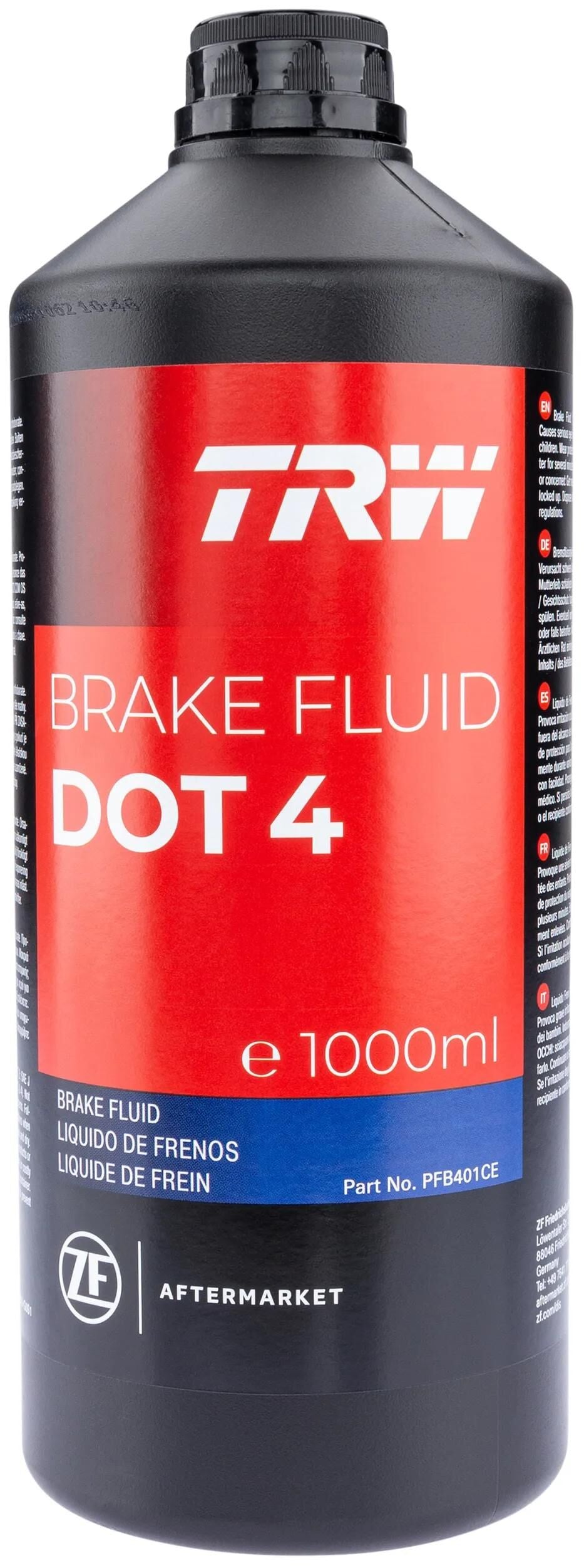 TRW bremsflüssigkeit dot 4 brake fluid. dot4 1 liter