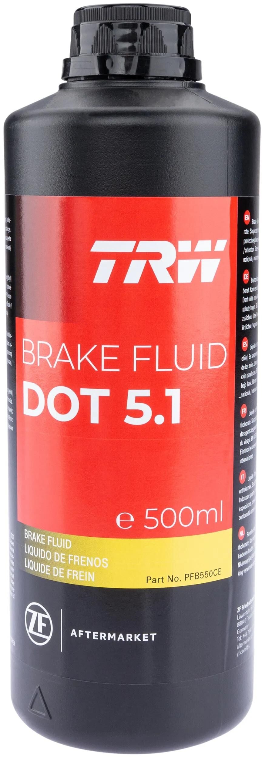 TRW remvloeistof dot 5.1 brake fluid. dot5.1 500 ml