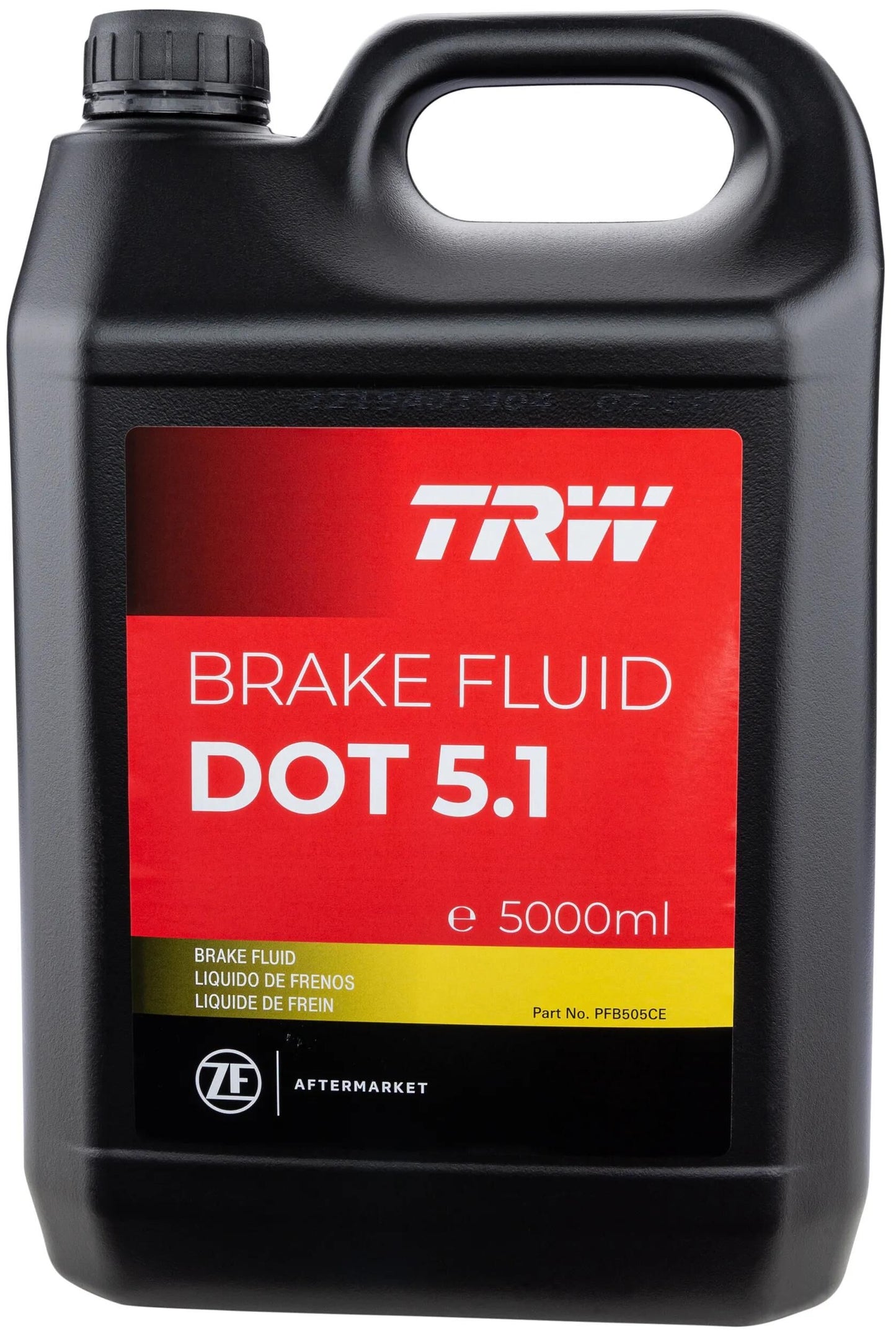 TRW bremsflüssigkeit dot 5.1 brake fluid. dot5.1 5 liter