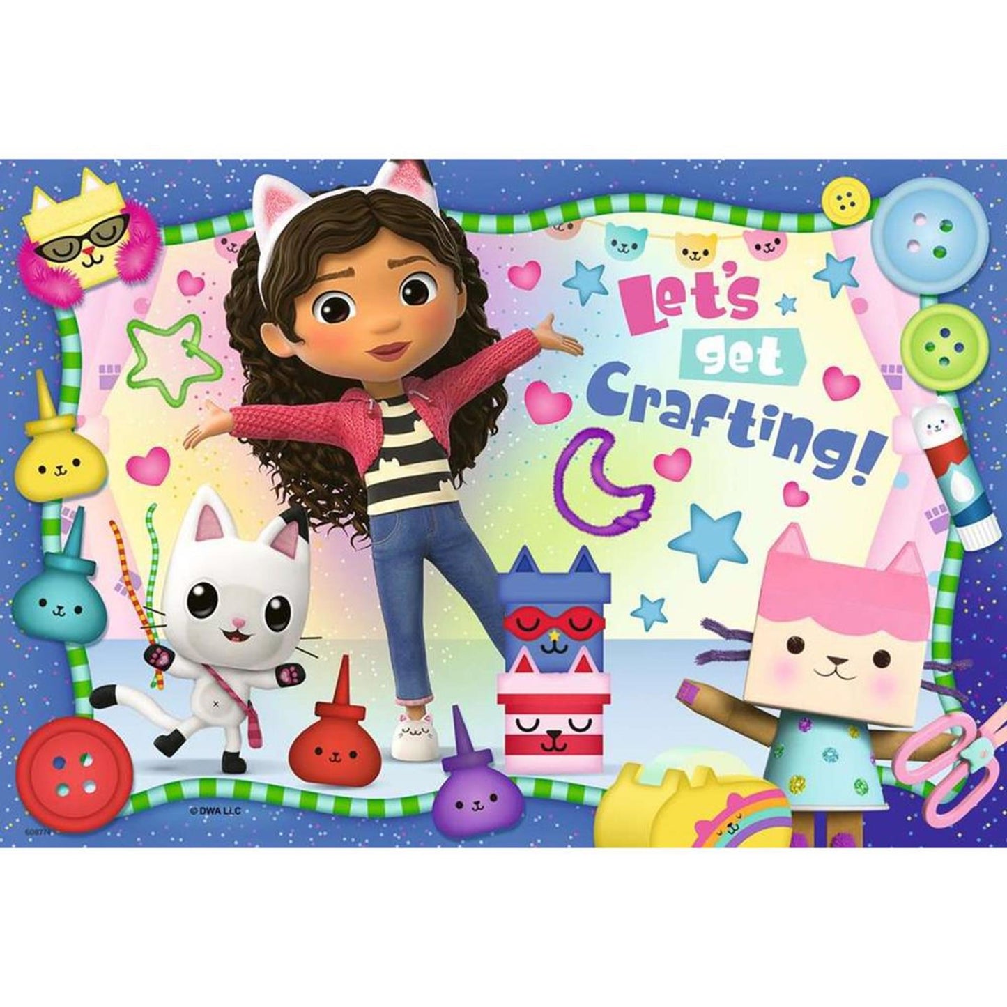 Ravensburger puzzel gabby's dollhouse - legpuzzel - 2x24 stukjes