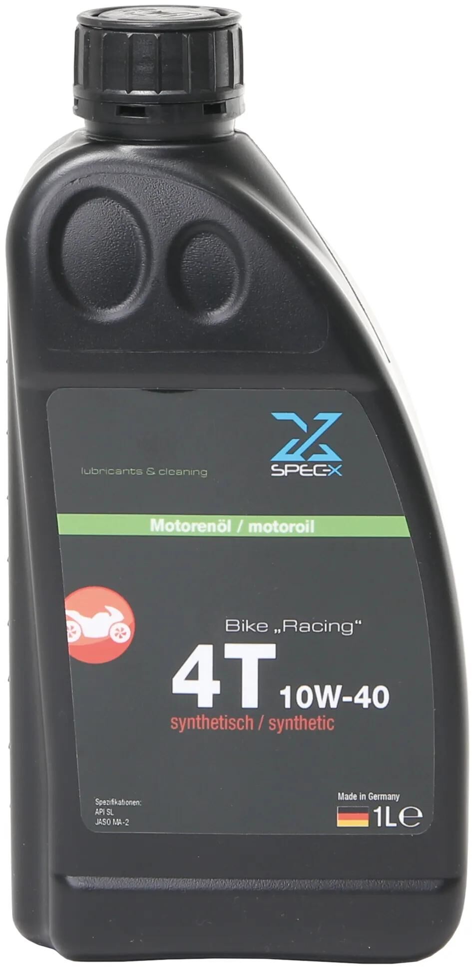 SPEC-X motoröl bike 4t racing motor oil 4t 10w-40 raci 1l bike