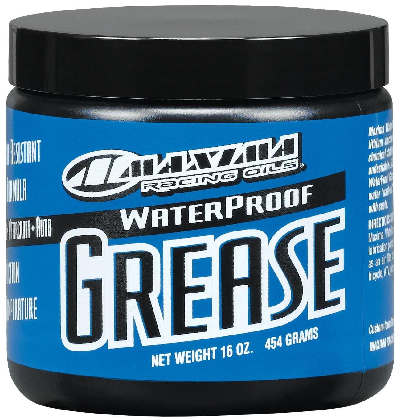 MAXIMA RACING OILS mehrzweckfett high temp waterproof grease multipurpose grease maxim 454gr waterproof