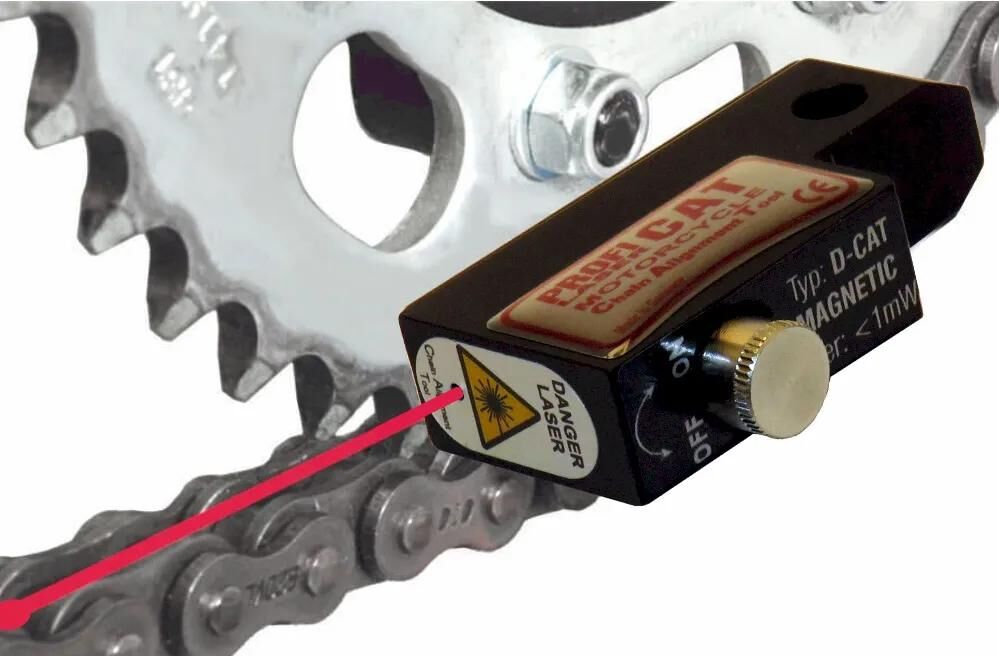 PROFI PRODUCTS kettenfluchttester cat laser magnet chain alignment tester pp cat-dot-magnet
