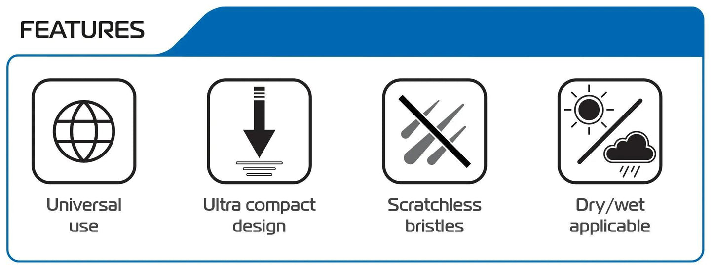 OXFORD waschbürsten-set detail 4-in-1 detailing brush set office set 4in1 ox342