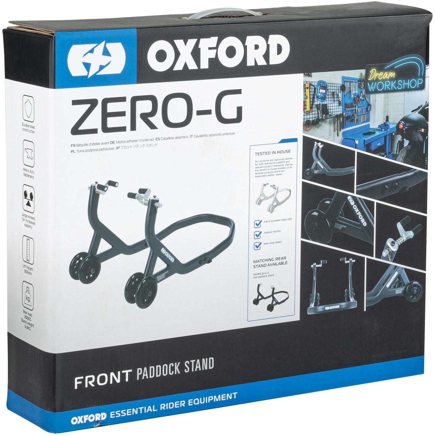 OXFORD montageständer zero-g assembly test. zer front black