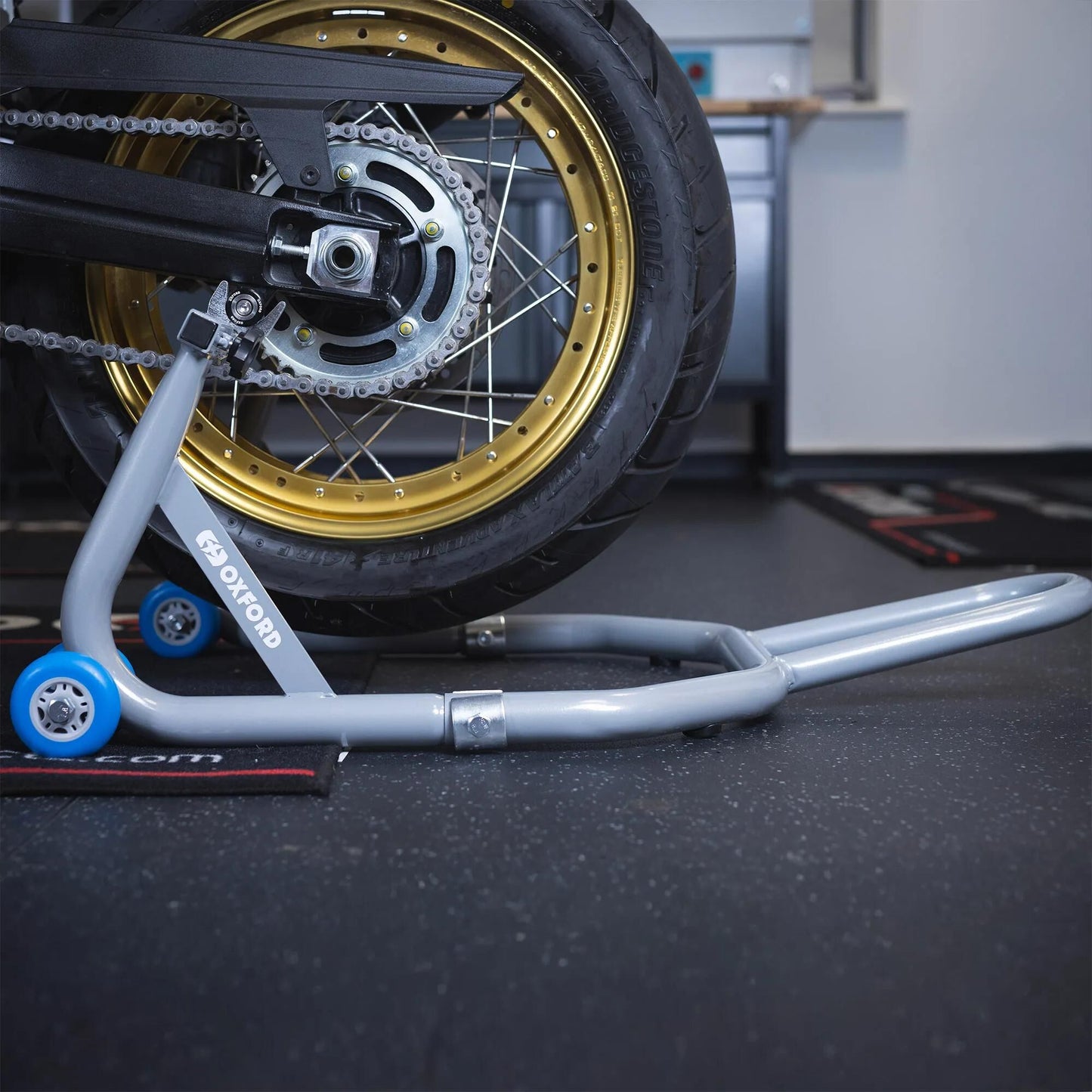 OXFORD montageständer premium rear paddock stand montagest. premium back silver