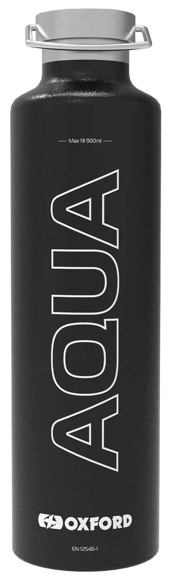 OXFORD trinkflasche water bottle black 1l