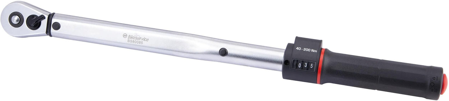 Bikeservice drehmomentschlüssel torque wrench 1 2 40-200nm rotation