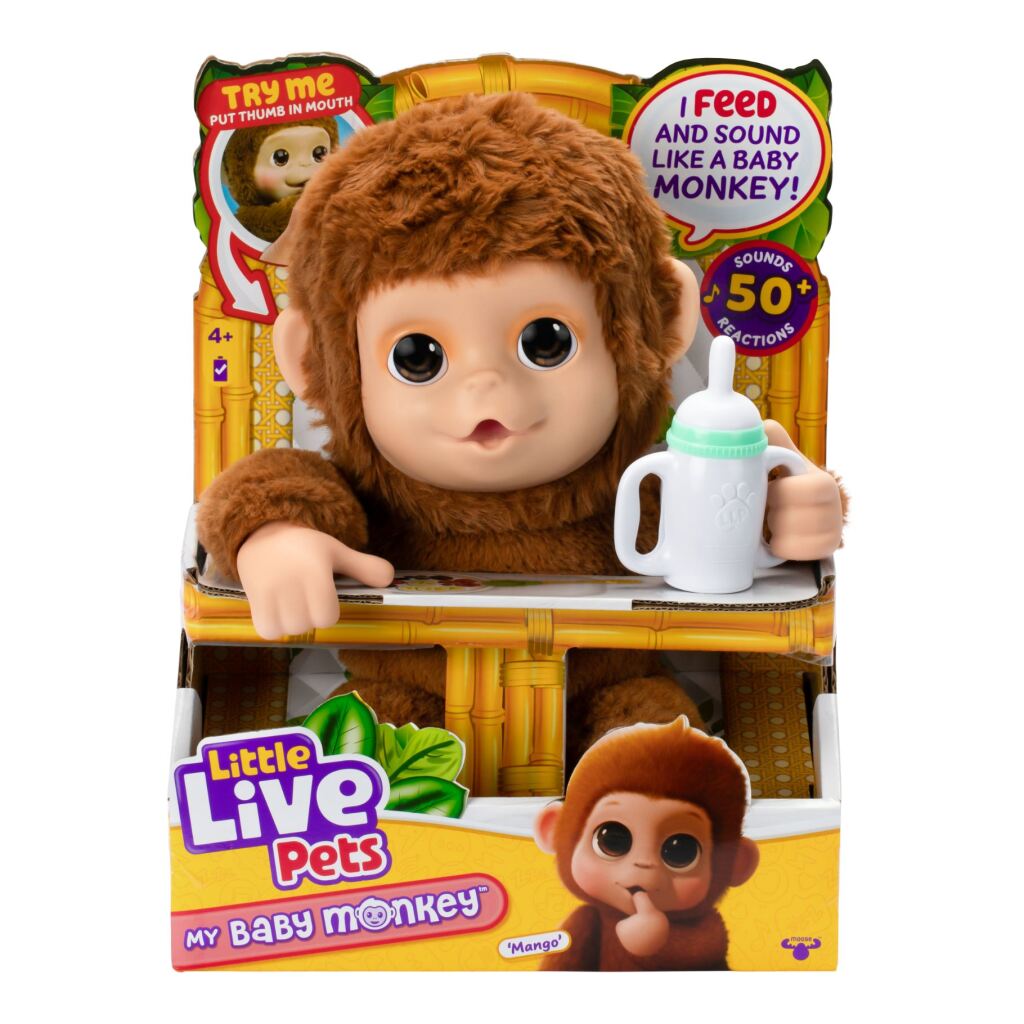 Little Live Pets mijn baby aap + geluid
