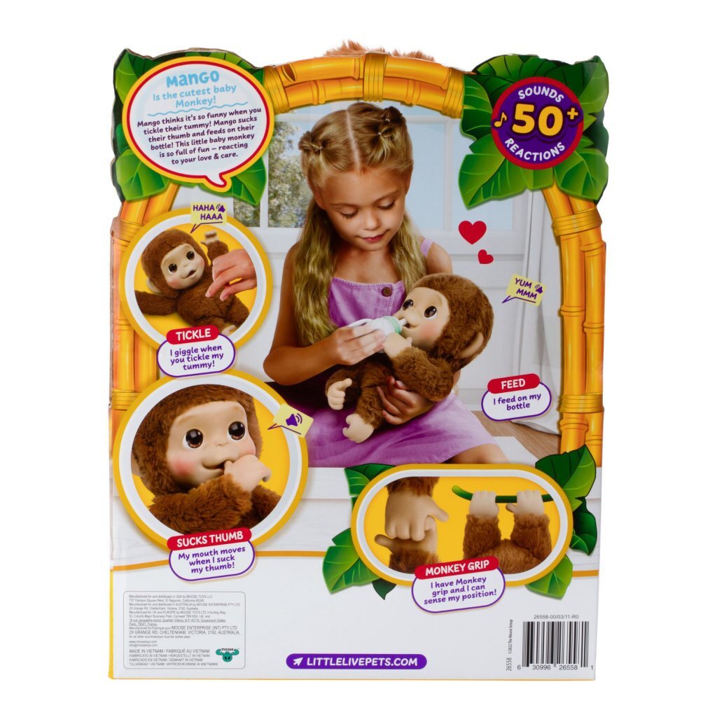 Little Live Pets mijn baby aap + geluid