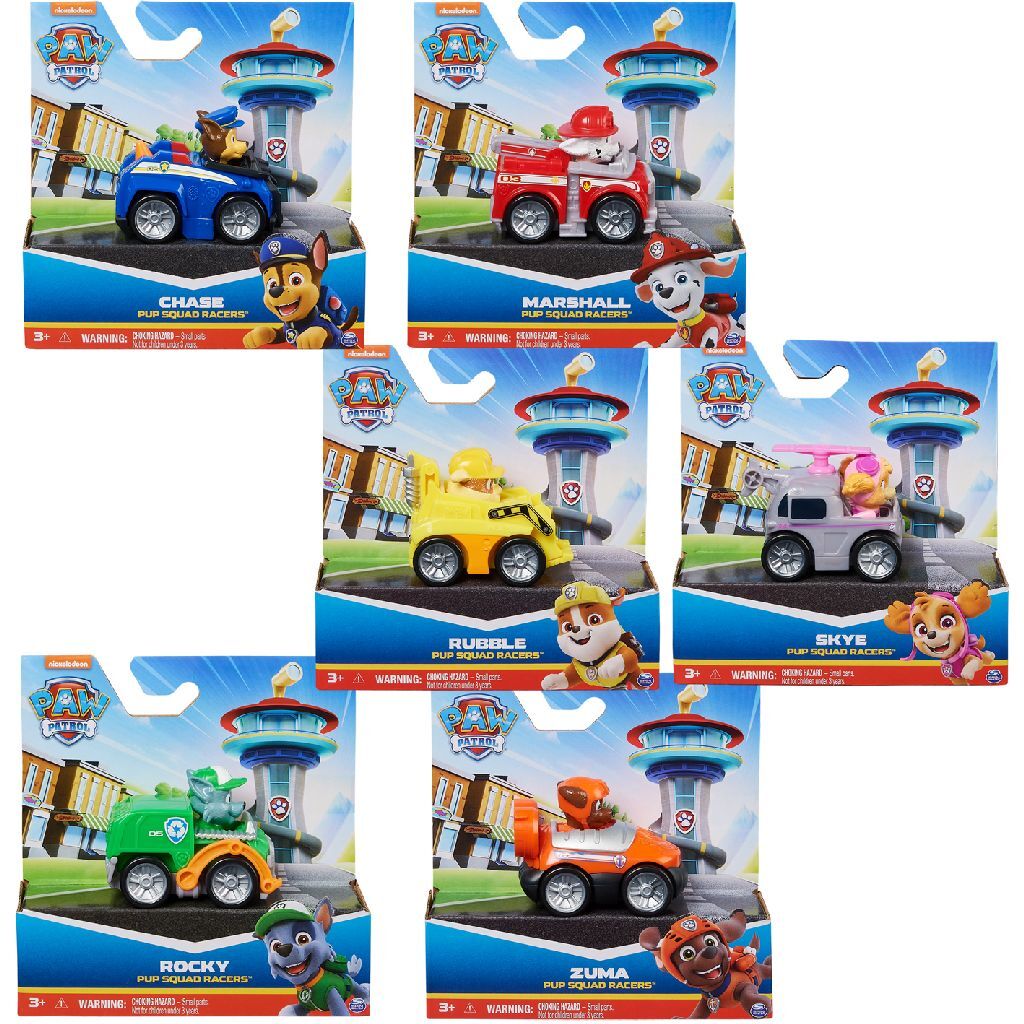 Paw Patrol pup squad racers assorti