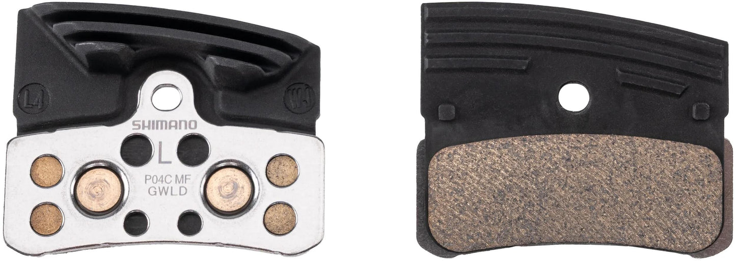 SHIMANO scheibenbremsbelag p03a p04c shim.diskbrakebe.p04c metal pair