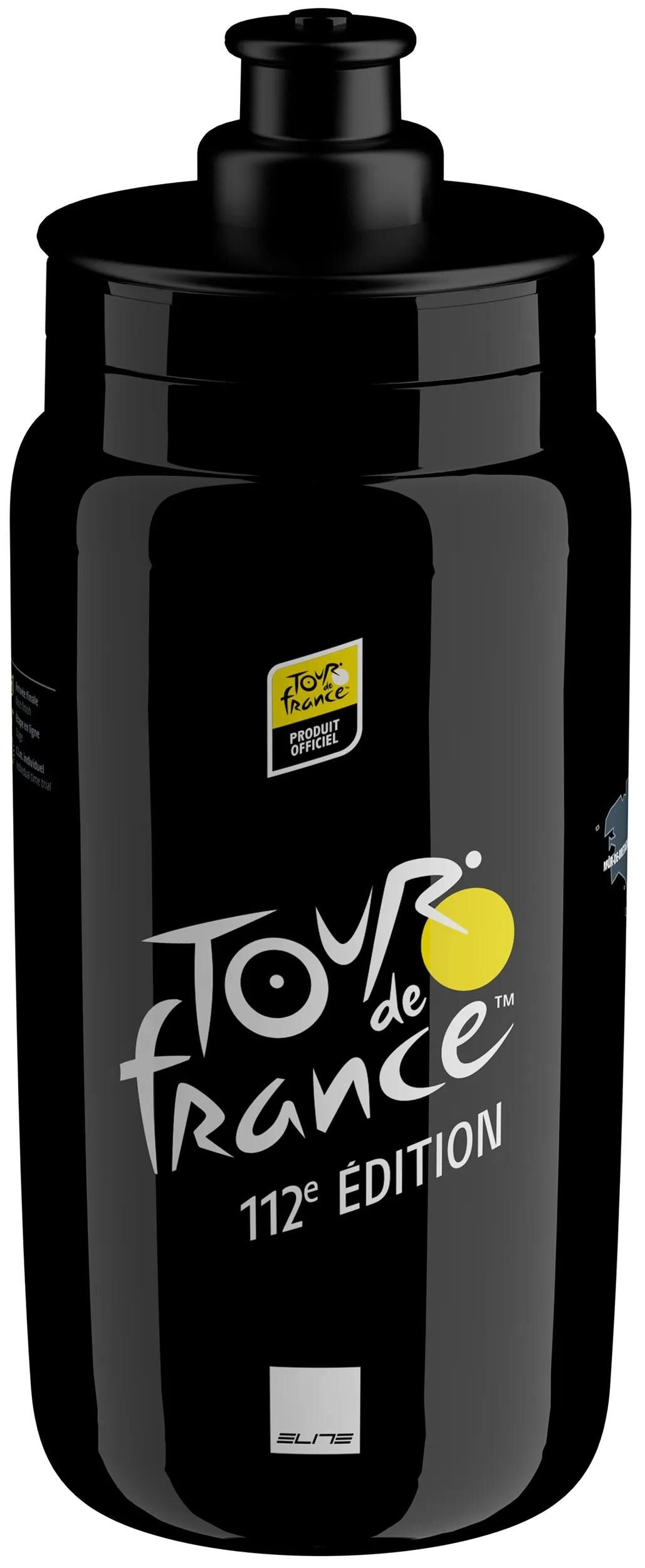 ELITE trinkflasche fly tour de france trinkfl. fly tour d e france black 550ml