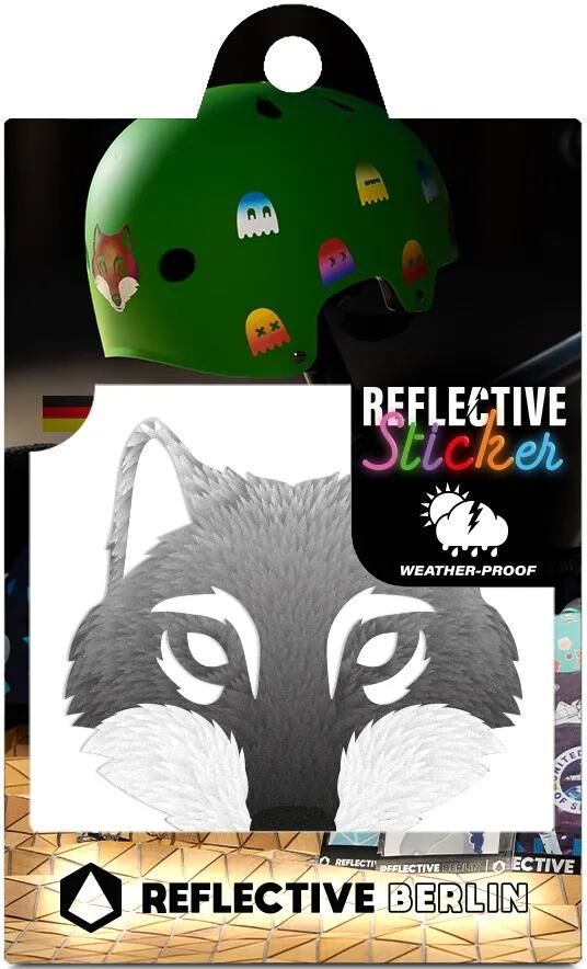 REFLECTIVE BERLIN reflexaufkleber decals refl.strip refl.berlin decals wolf grey