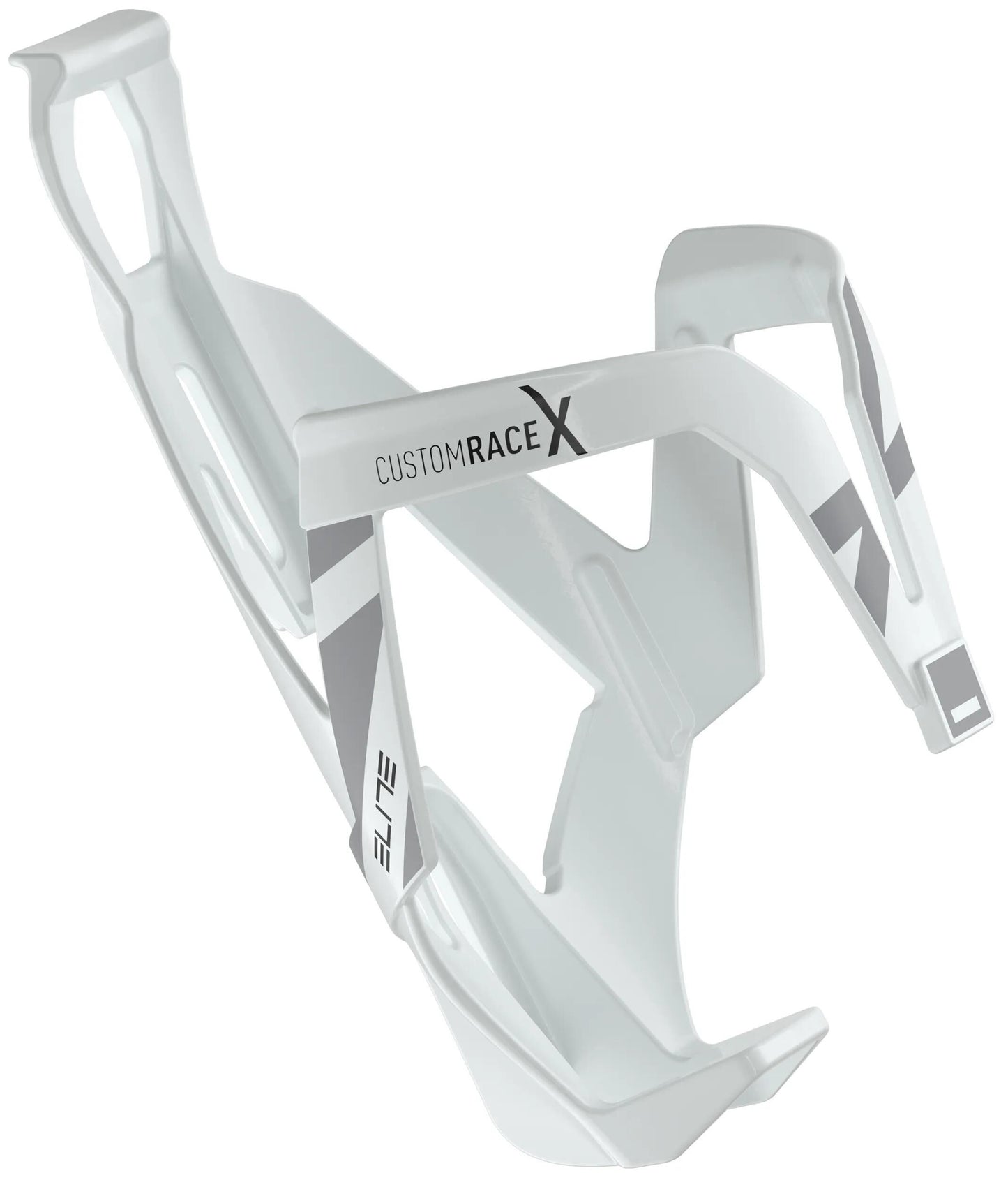 ELITE trinkflaschenhalter custom race custom race 74 mm bottle cage white grey