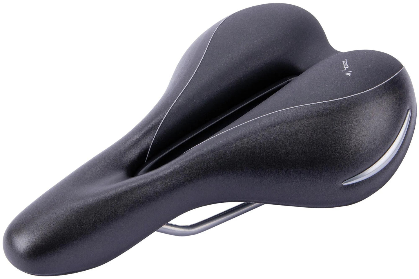 CONTEC sattel elliptic + ct saddle elliptic+ trekking gents black silv