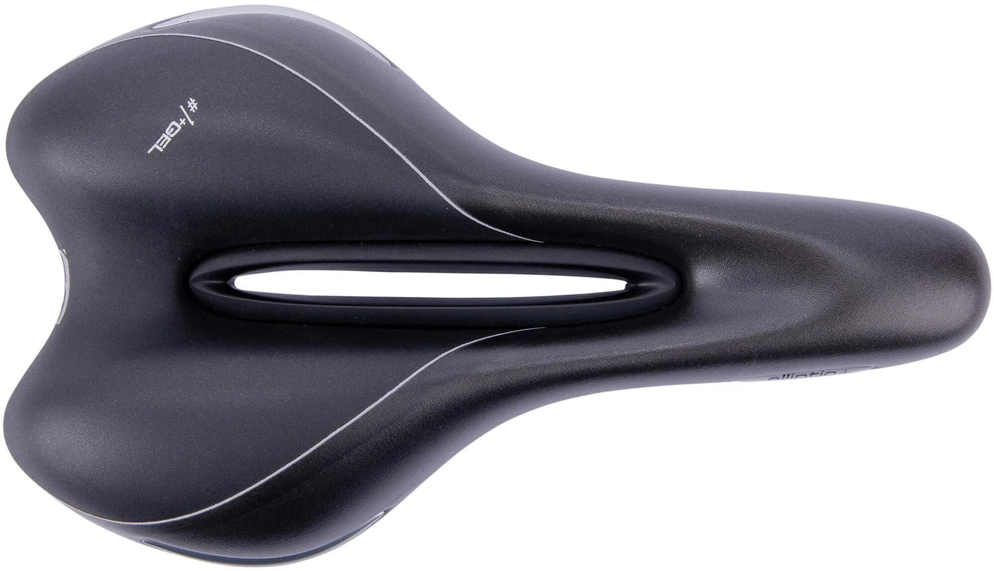 CONTEC sattel elliptic + ct saddle elliptic+ mtb sport unisex blk silv