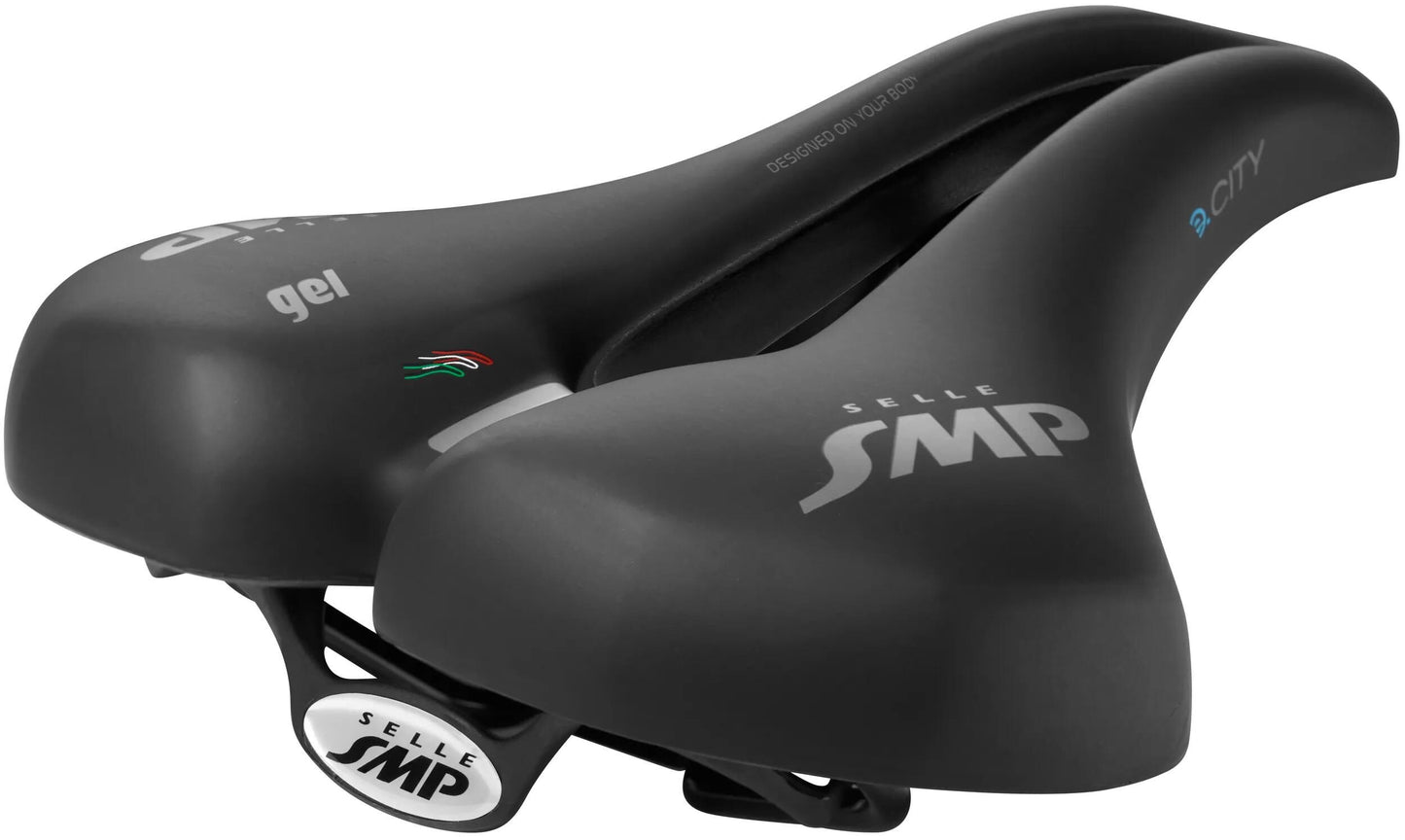 SMP Zadel E-city gel zwart