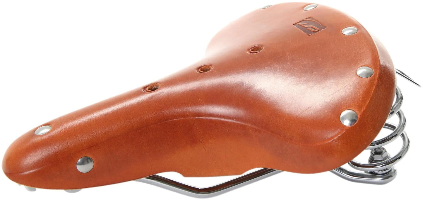CONTEC sattel classic exclusiv touring damen ct saddle cl. excl. tour. leather lady honey