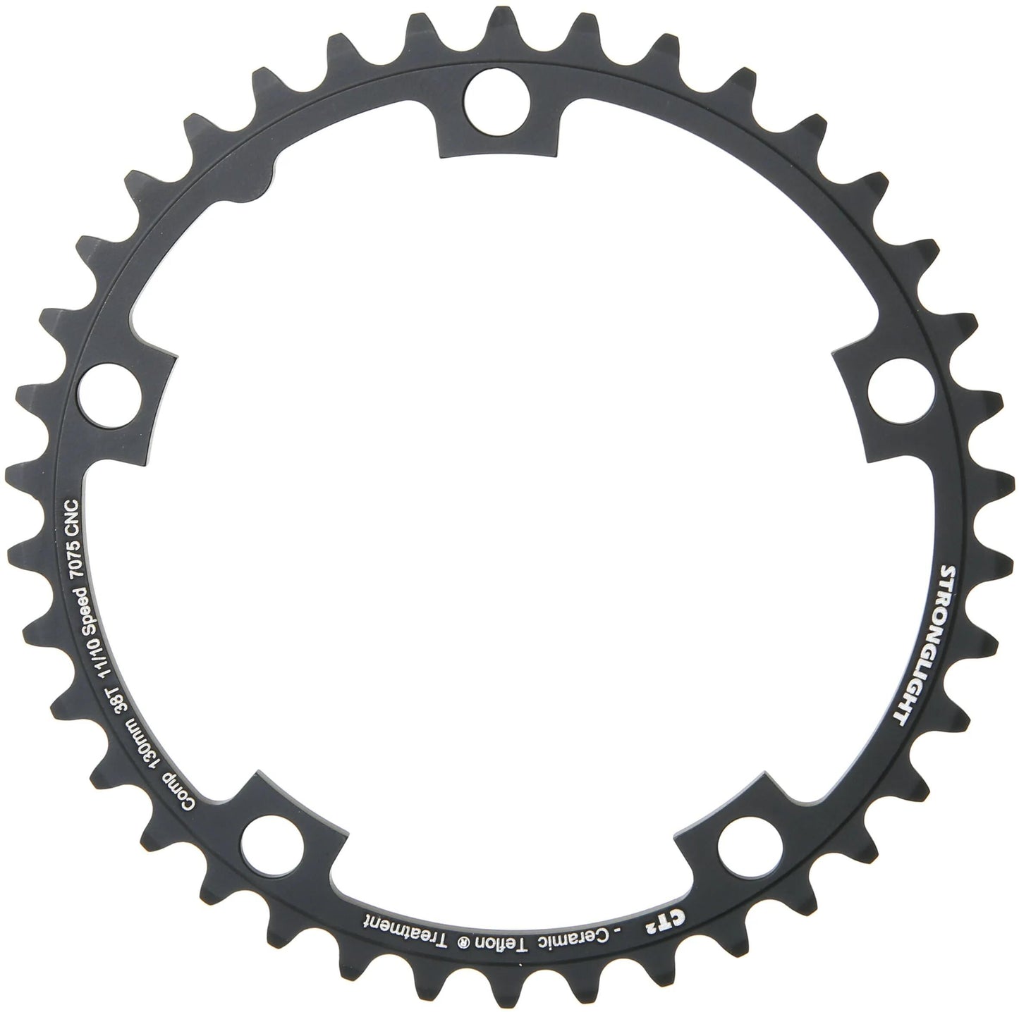 STRONGLIGHT kettenblatt ct2 chain ring strongl.ct2 38t alu black