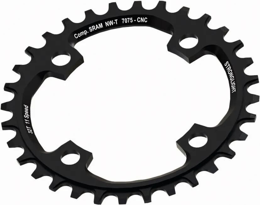 STRONGLIGHT kettenblatt chain ring 38t bcd 104 alu black