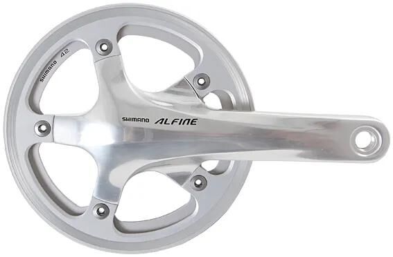 SHIMANO kettenradgarnitur alfine fc-s501 crankset shim.alfi.fcs501 42t.170mm ht2 1sp sil