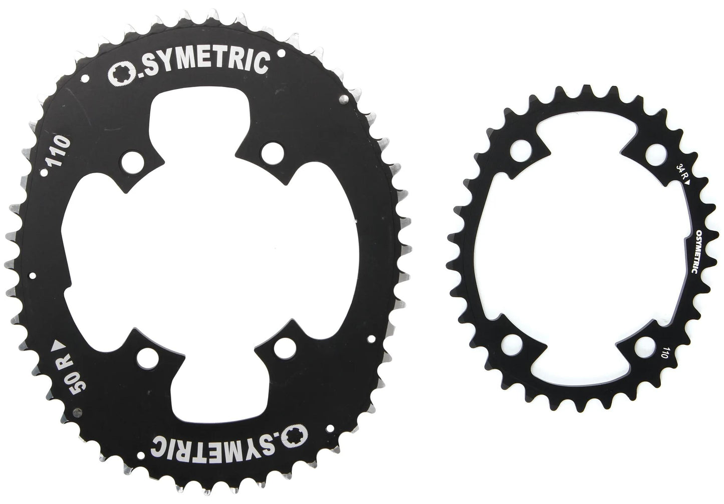 O.symetric kettenblatt chain ring 34 50t kit