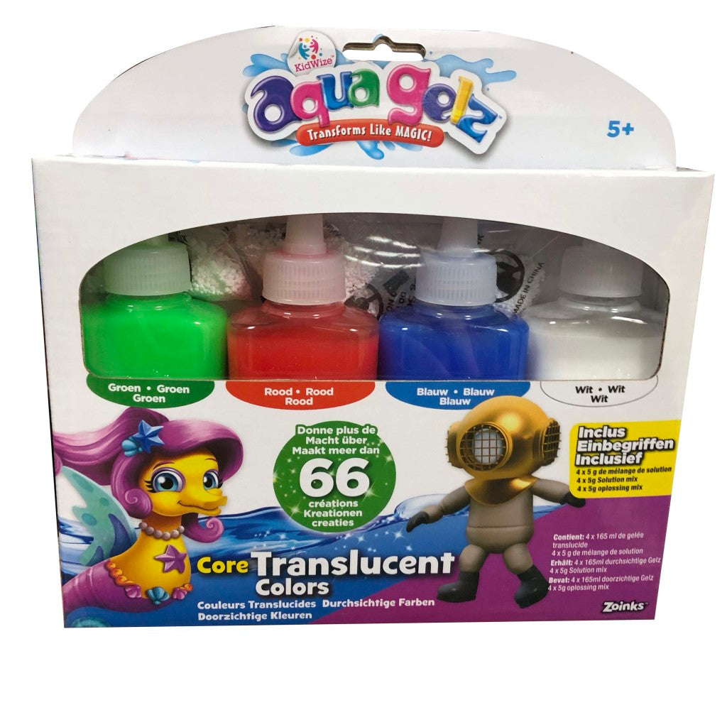 Aqua Gelz translucent colors refill set 8-delig
