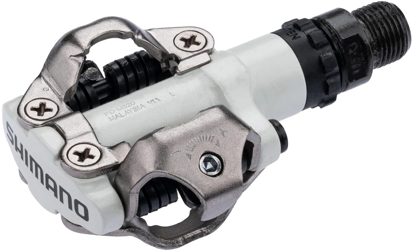SHIMANO systempedal pd-m 520 pd-mt 520 shim.pedals pdm520 spd beids. alu white