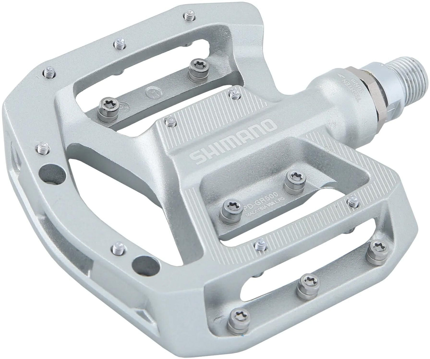 SHIMANO pedal pd-gr500 shim.pedals pdgr500 flat mount alu si