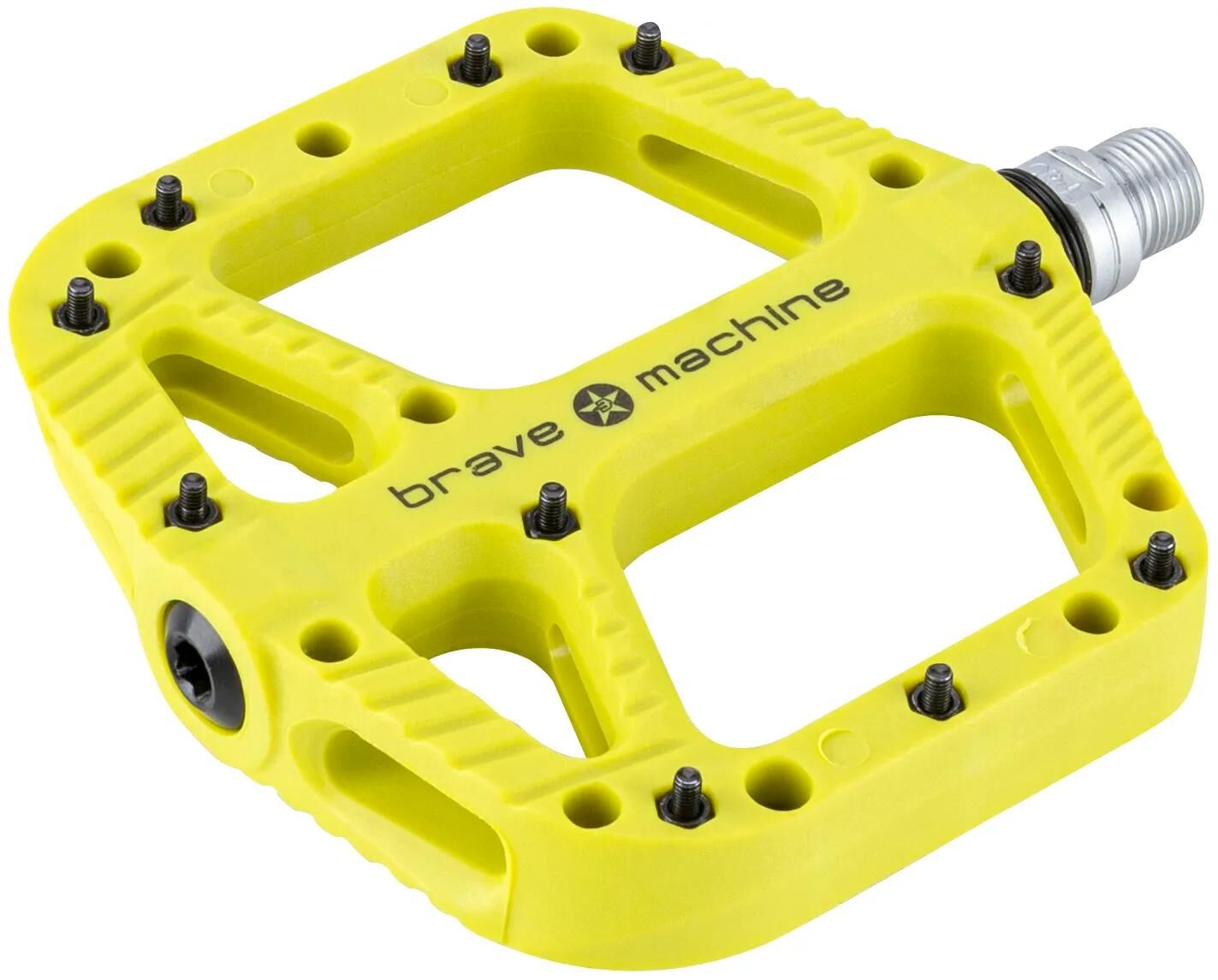 BRAVE pedal freeride xl platform pedal freeride xl limegreen