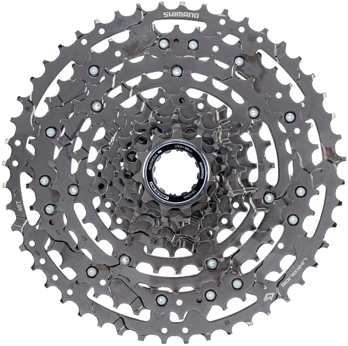 SHIMANO cassette cues 10v 11-48t cs-lg400 zwart