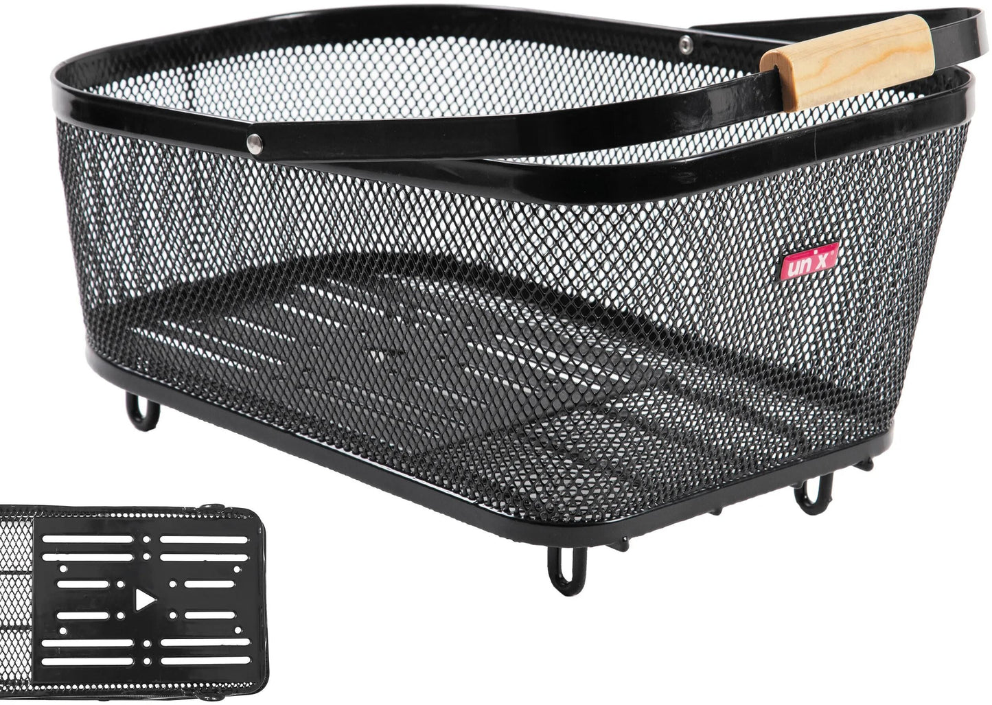 Unix korb benito rear basket benito black