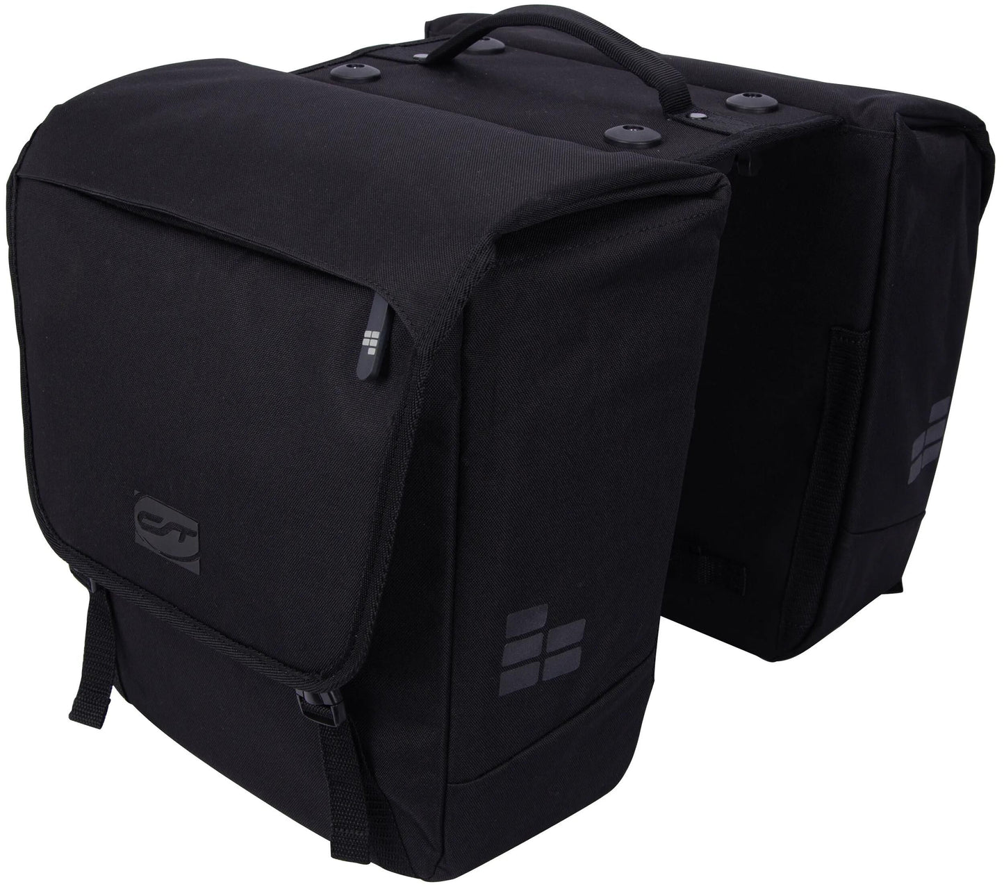 CONTEC doppeltasche via.tour double rt ct bag via tour double dim black, rt