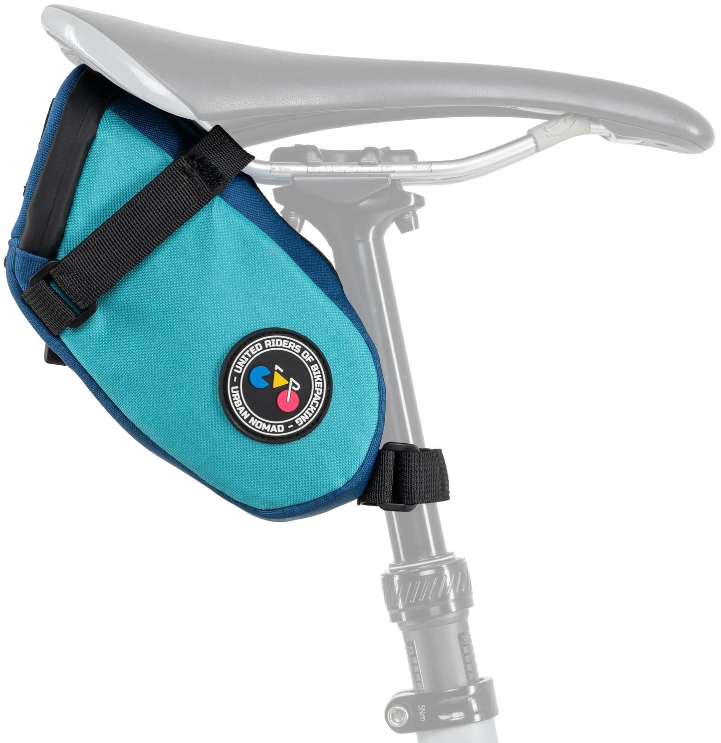 CONTEC satteltasche urban nomad rail 1.3 ct saddle bag urban nomad rail 1.3 turquoise