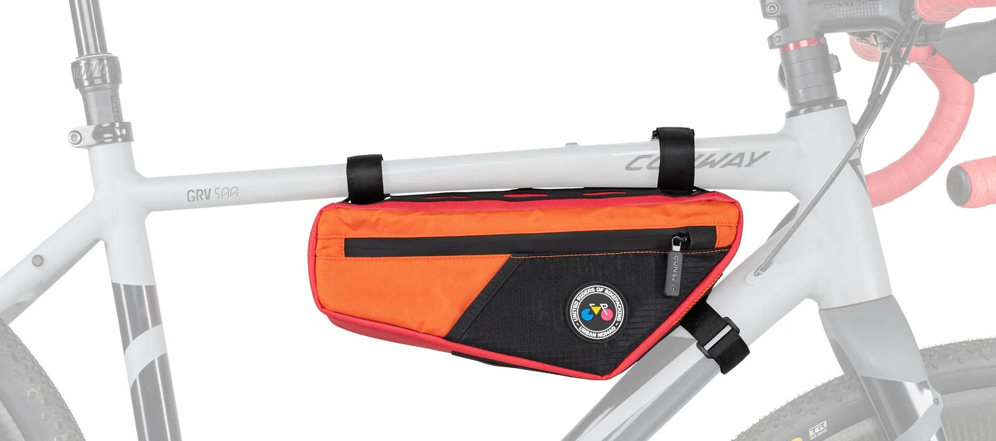CONTEC tasche urban nomad frame 2.0 ct frame bags urban nomad frame 2.0 orange pi