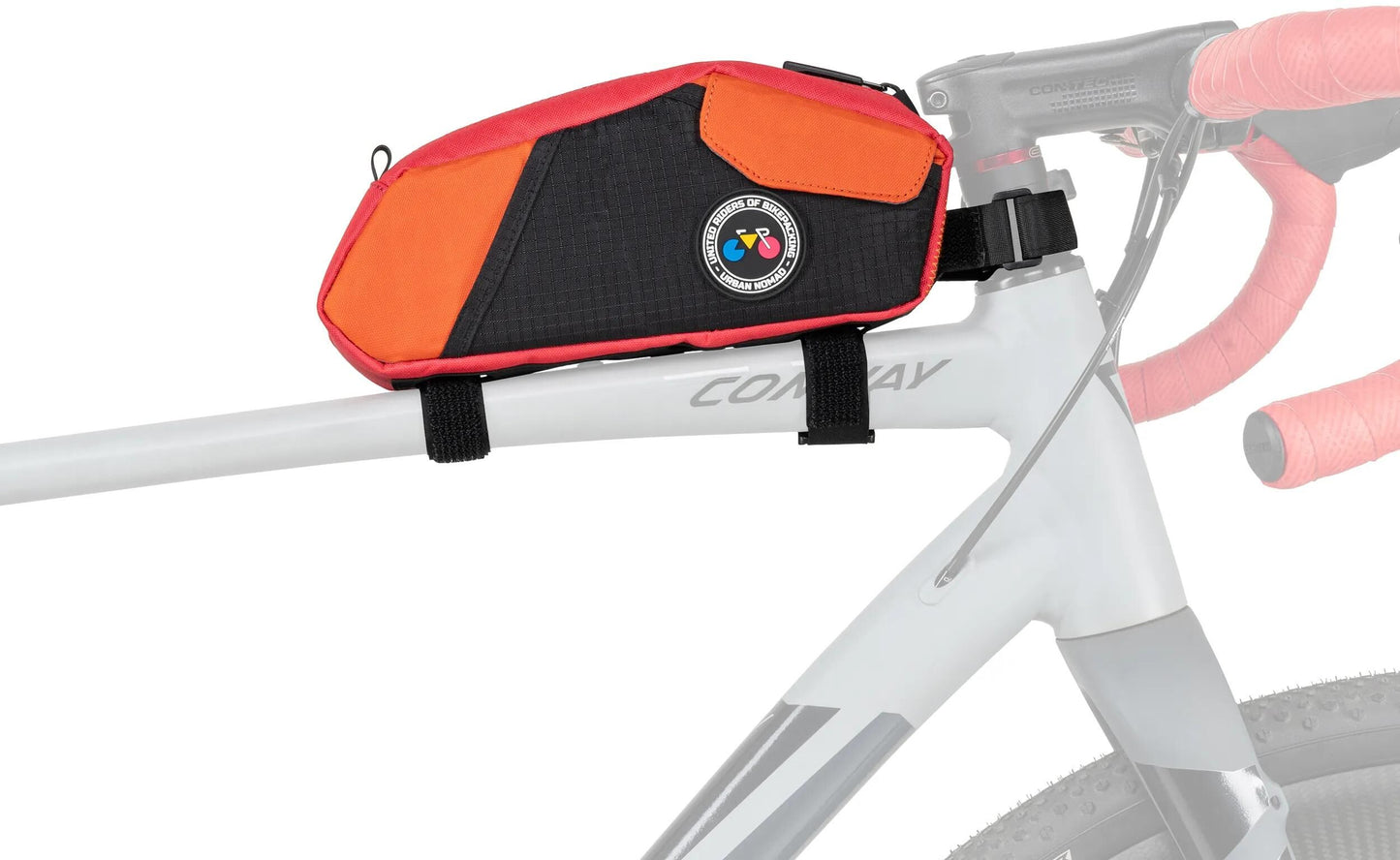 CONTEC tasche urban nomad top tube 1.5 ct top tube bag urban nomad top tube 1.5 orange