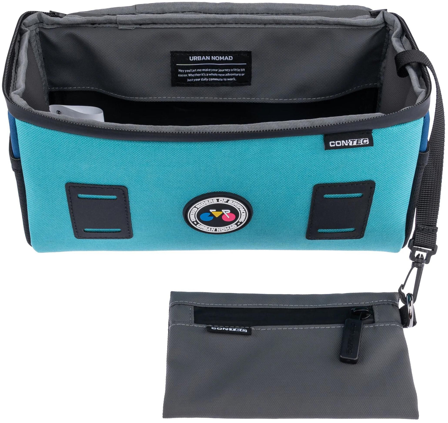CONTEC lenkertasche urban nomad front 4.2 ct handlebar bag urban nomad front 4.2 turquoise