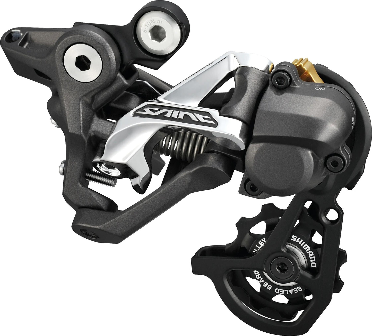 SHIMANO schaltwerk saint rd-m820 shim.rear derail.saint rdm820 10sp bl.