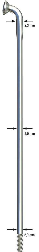 SAPIM speiche strong spoke strong sst 100pcs.
