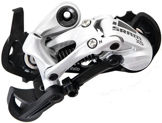 SRAM schaltwerk x5 rear derail. x5 9-sp med.cage sil.