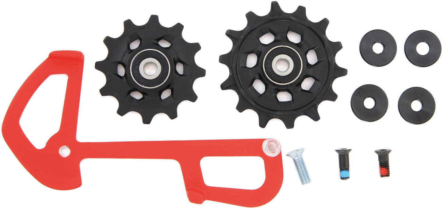 SRAM käfigblech inner cage+pulleys x01 eagle rear der. red