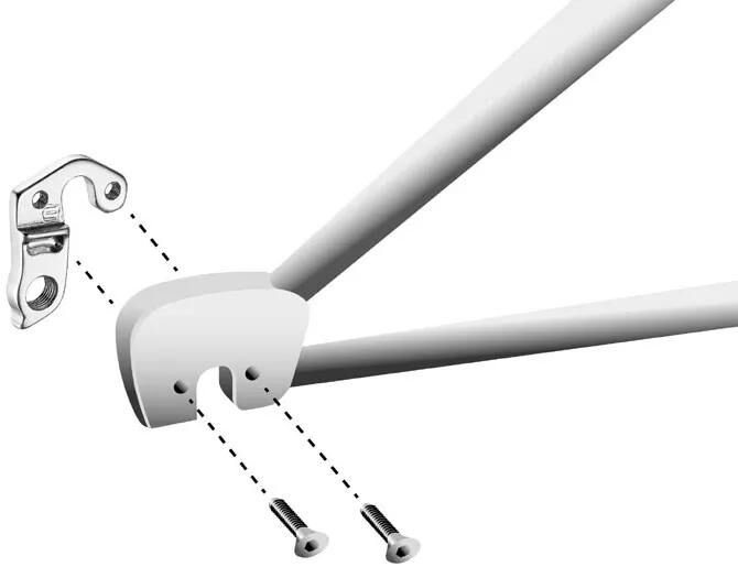 UNION schaltauge dropout gh-156 incl. screws