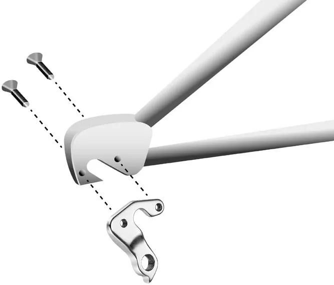 UNION schaltauge dropout gh-157 incl. screws